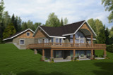 Traditional House Plan - 61554 - Rear Exterior