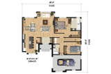 Farmhouse House Plan - 90477 - 1st Floor Plan