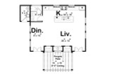 Shingle-Style House Plan - Cannon Cove 95204 - 1st Floor Plan