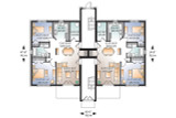 Contemporary House Plan - Attridge 93374 - 1st Floor Plan