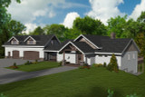 Country House Plan - 72490 - Front Exterior