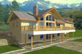 Country House Plan - 72490 - Rear Exterior