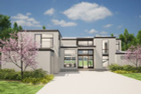 Contemporary House Plan - Townsend 35186 - Front Exterior