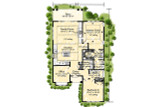 Cottage House Plan - Clover Leaf 85803 - 1st Floor Plan
