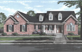 Cape Cod House Plan - Brookline 71178 - Front Exterior