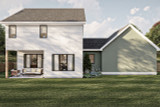 Craftsman House Plan - Loveland 96866 - Rear Exterior