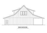 Country House Plan - 96592 - Rear Exterior