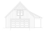 Traditional House Plan - Nova Scotia Garage 76785 - Front Exterior