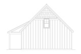Traditional House Plan - Nova Scotia Garage 76785 - Rear Exterior
