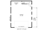 Traditional House Plan - Nova Scotia Garage 76785 - 1st Floor Plan