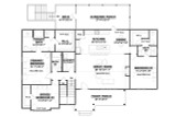 Craftsman House Plan - Johnston 48896 - 1st Floor Plan