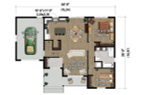 Farmhouse House Plan - 40889 - 1st Floor Plan