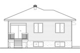 Secondary Image - Modern House Plan - 41687 - Rear Exterior