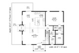 Craftsman House Plan - Pine Eagle Lake 46973 - 1st Floor Plan