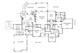 Classic House Plan - Hallmont 49187 - 1st Floor Plan