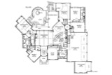 Craftsman House Plan - Canyon Creek 89231 - 1st Floor Plan