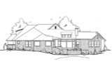 Craftsman House Plan - Canyon Creek 89231 - Rear Exterior
