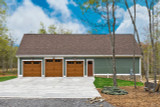 Ranch House Plan - Harrell 1 97066 - Right Exterior