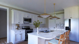 Ranch House Plan - Harrell 1 97066 - Kitchen