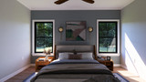 Ranch House Plan - Harrell 1 97066 - Master Bedroom