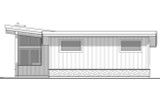 Contemporary House Plan - 36885 - Left Exterior
