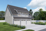 Farmhouse House Plan - Freeman 37288 - Left Exterior