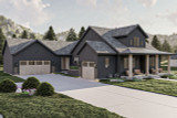 Traditional House Plan - Calderwood 47959 - Left Exterior