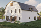 Farmhouse House Plan - Pittston Farms 15962 - Right Exterior