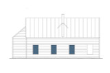 Modern House Plan - 17076 - Left Exterior