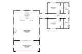 Modern House Plan - 17076 - 1st Floor Plan