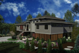 Modern House Plan - 17348 - Right Exterior