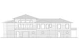 Modern House Plan - 17348 - Rear Exterior