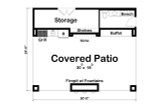 Craftsman House Plan - Marisol 24296 - 1st Floor Plan