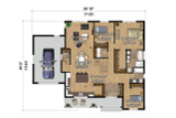 Farmhouse House Plan - 47199 - 1st Floor Plan