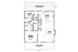 Cottage House Plan - Grady 17500 - 1st Floor Plan