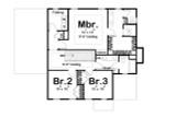 Traditional House Plan - Warford 51256 - 2nd Floor Plan