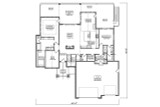 Mountain Rustic House Plan - Wild Timber 63093 - 1st Floor Plan