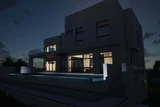 Contemporary House Plan - Guyot 73617 - Rear Exterior