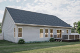 Secondary Image - Ranch House Plan - Crofton 95264 - Rear Exterior