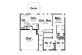 Ranch House Plan - Crofton 95264 - 1st Floor Plan