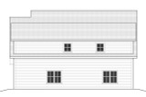 Country House Plan - Freeman 2 15909 - Rear Exterior