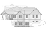 Craftsman House Plan - 59535 - Left Exterior