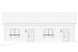 Traditional House Plan - Golden Studio 26836 - Front Exterior