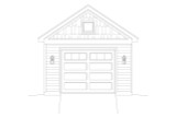 Secondary Image - Traditional House Plan - Golden Studio 26836 - Right Exterior
