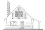 Mountain Rustic House Plan - 68140 - Rear Exterior