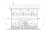 Contemporary House Plan - 71445 - Rear Exterior