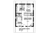 Contemporary House Plan - 71445 - 1st Floor Plan