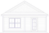 Cottage House Plan - Auburn 40048 - Left Exterior