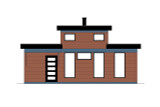 Contemporary House Plan - 50766 - Front Exterior