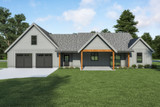 Secondary Image - Farmhouse House Plan - 20052 - Rear Exterior